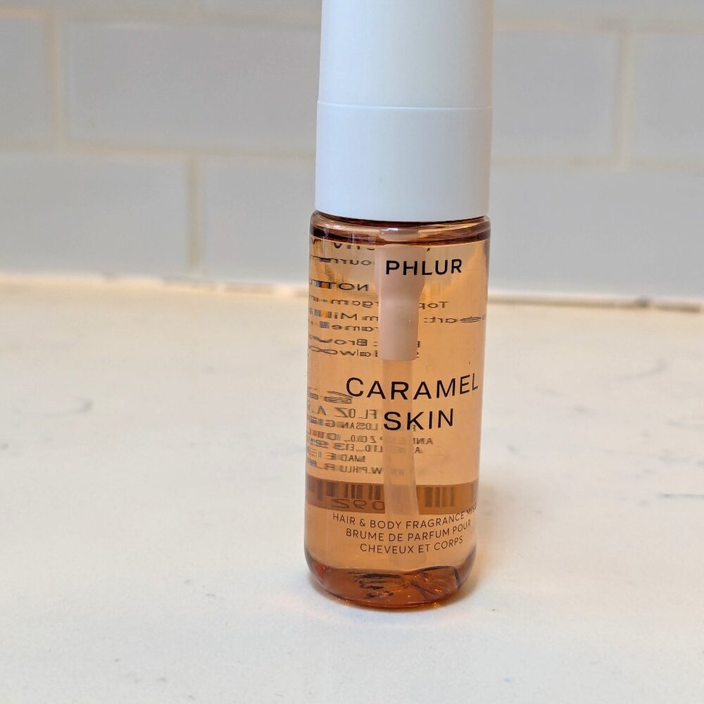 Phlur Caramel Skin Hair & Body Fragrance Mist